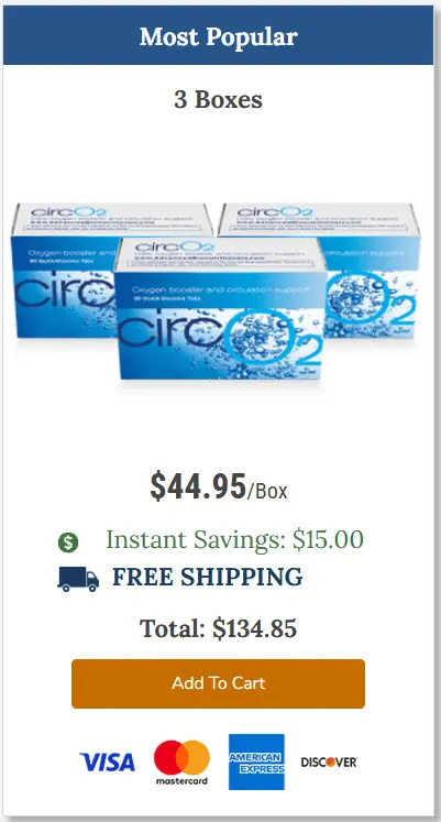 Order 3 boxes of CircO2